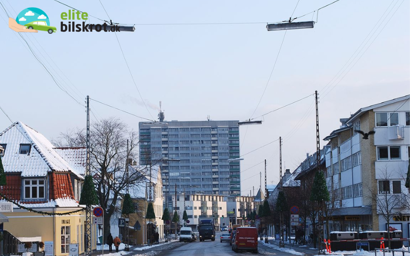 genbrugte bildele og miljøvenlig skrotningsproces hos Elitebilskrot i Bagsværd.